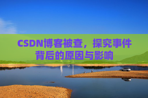CSDN博客被查，探究事件背后的原因与影响
